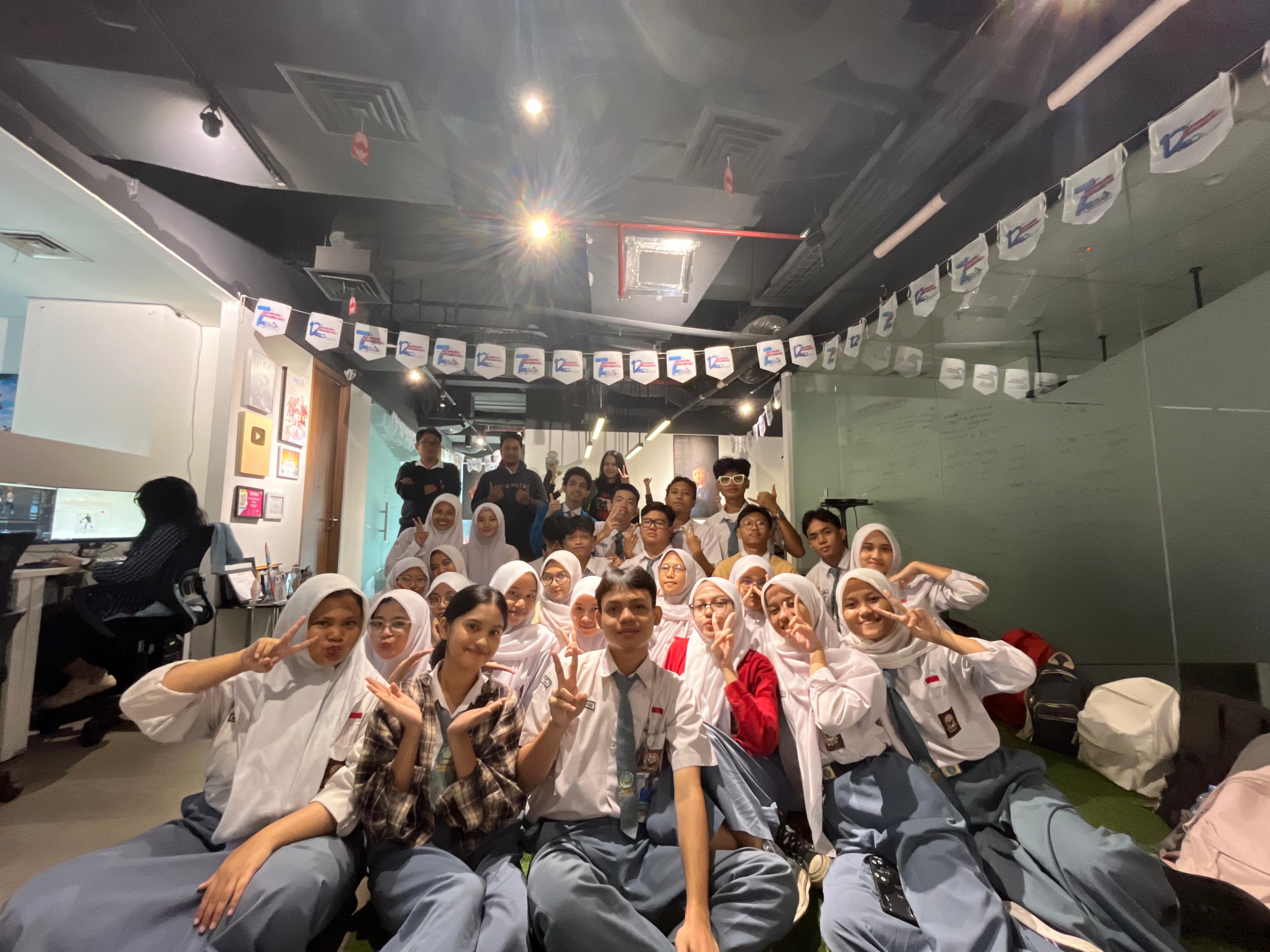 Kunjungan Industri Jurusan DKV SMKN 14 Jakarta ke MD Animation